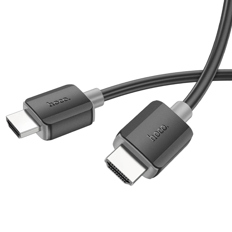 کابل HDMI هوکو مدل US08 نسخه ۲.۰ با پشتیبانی از 4K و طول ۱ متر