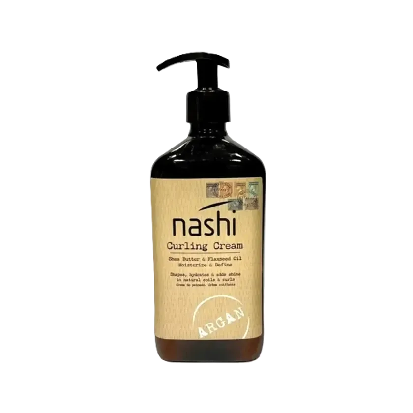 کرم مو فرکننده و تقویت‌کننده ناشی آرگان Nashi Argan Curling Cream مناسب موهای فر و مجعد حاوی روغن آرگان حجم ۱۵۰ میلی‌لیتر