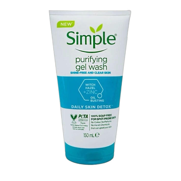 ژل شستشوی صورت سیمپل مدل Purifying مناسب پوست چرب و مختلط